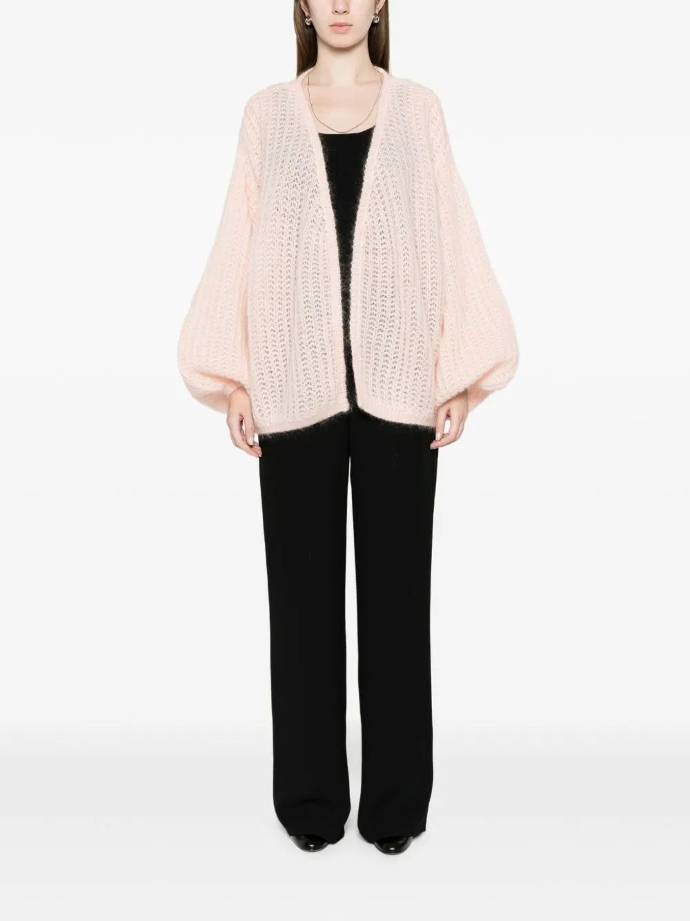 Wool Puffed Cardigan sold by Wanan Luxury product image thumbnail 4