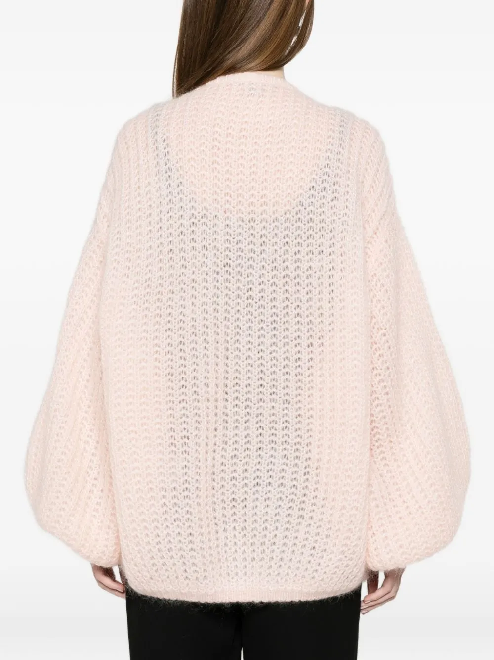 Wool Puffed Cardigan sold by Wanan Luxury product image thumbnail 2