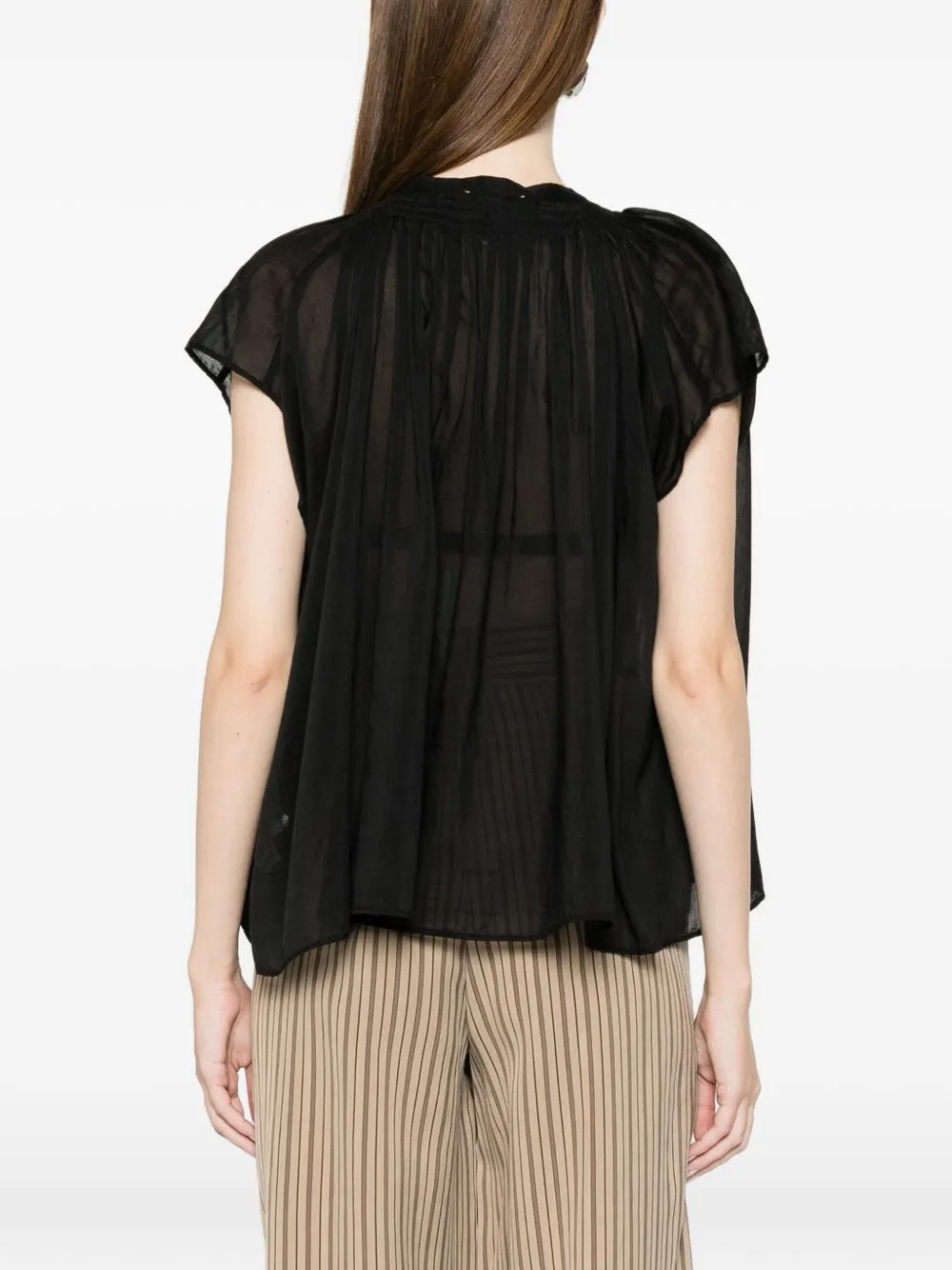 Voile Cotton And Silk Shirt sold by Wanan Luxury product image thumbnail 5