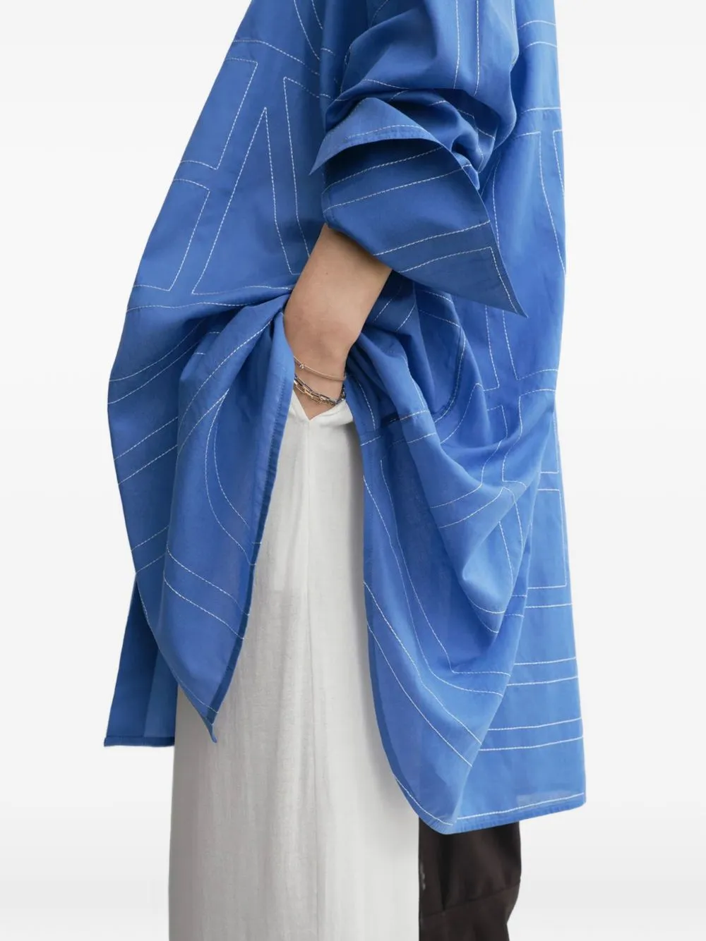 Cotton Blend Shirt sold by Wanan Luxury product image thumbnail 2