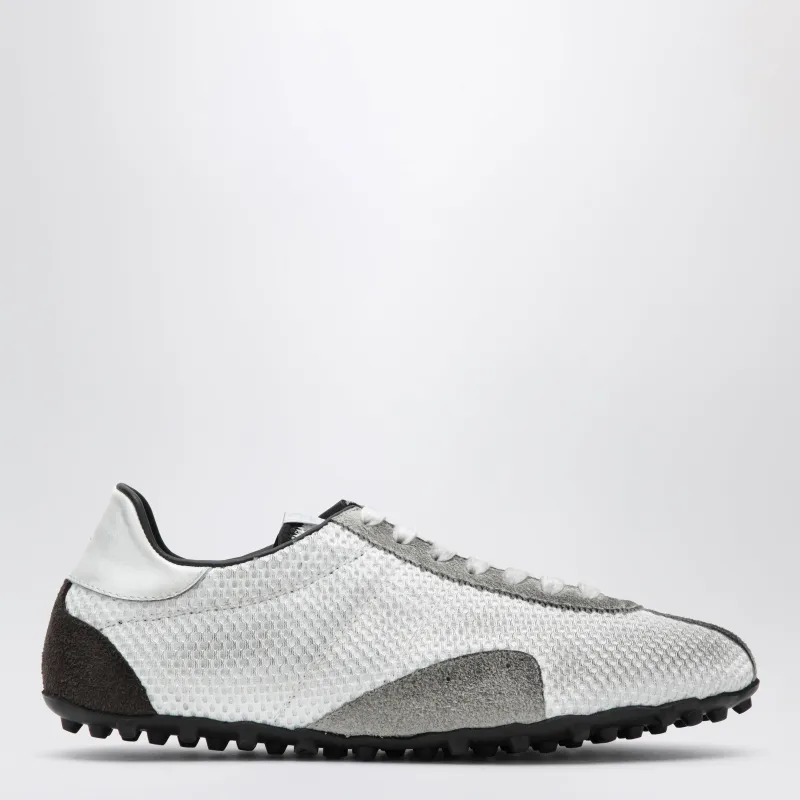 Sprinters White/Grey Vintage-Effect Sneakers sold by Wanan Luxury