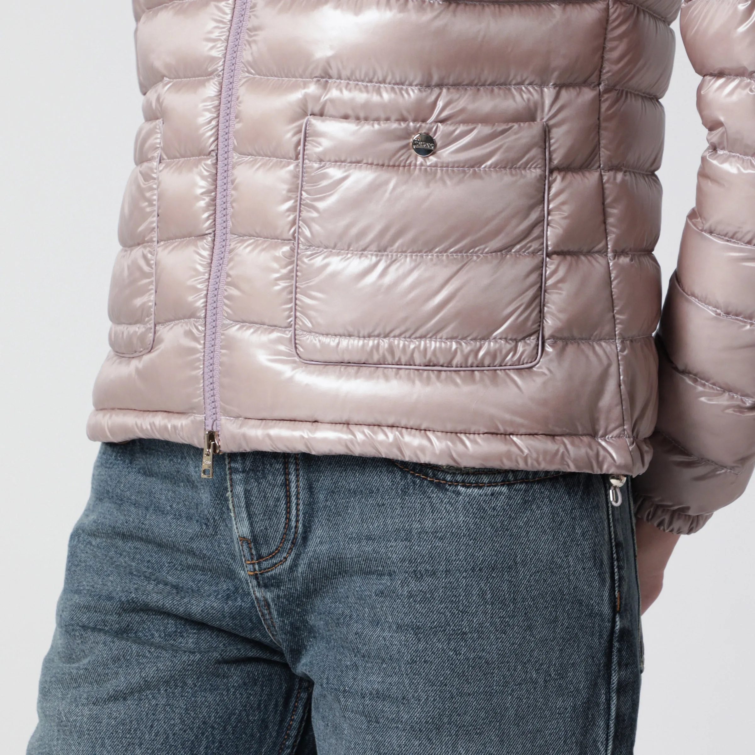 Ultralight Nylon Bomber Powder Pink sold by Wanan Luxury product image thumbnail 2