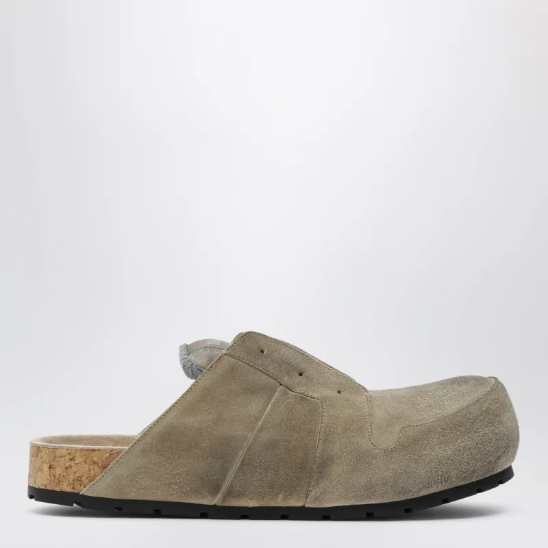 Dumbo Sabot In Distressed Suede Calfskin made by Balenciaga