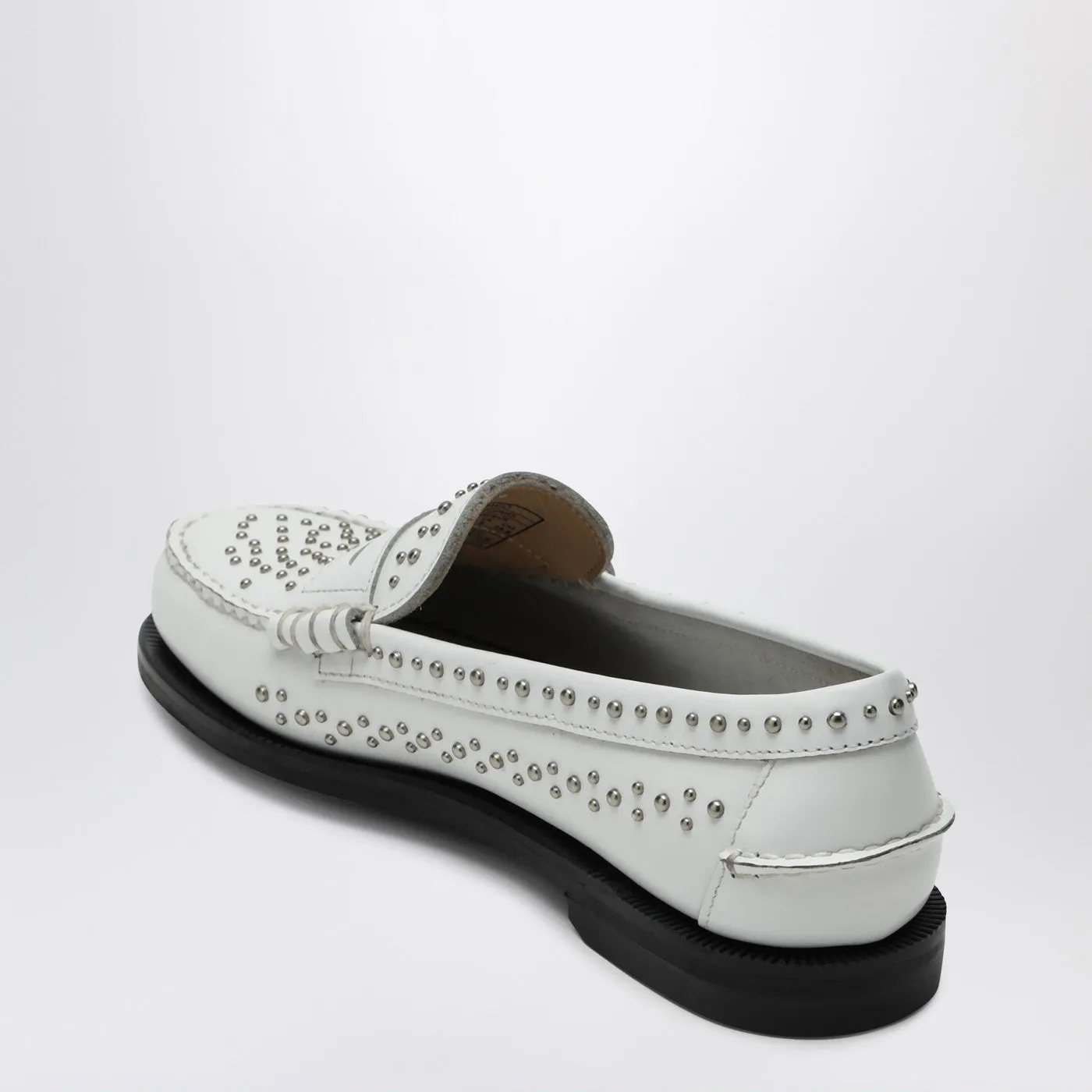 Classic Dan Loafer White With Studs sold by Wanan Luxury product image thumbnail 2