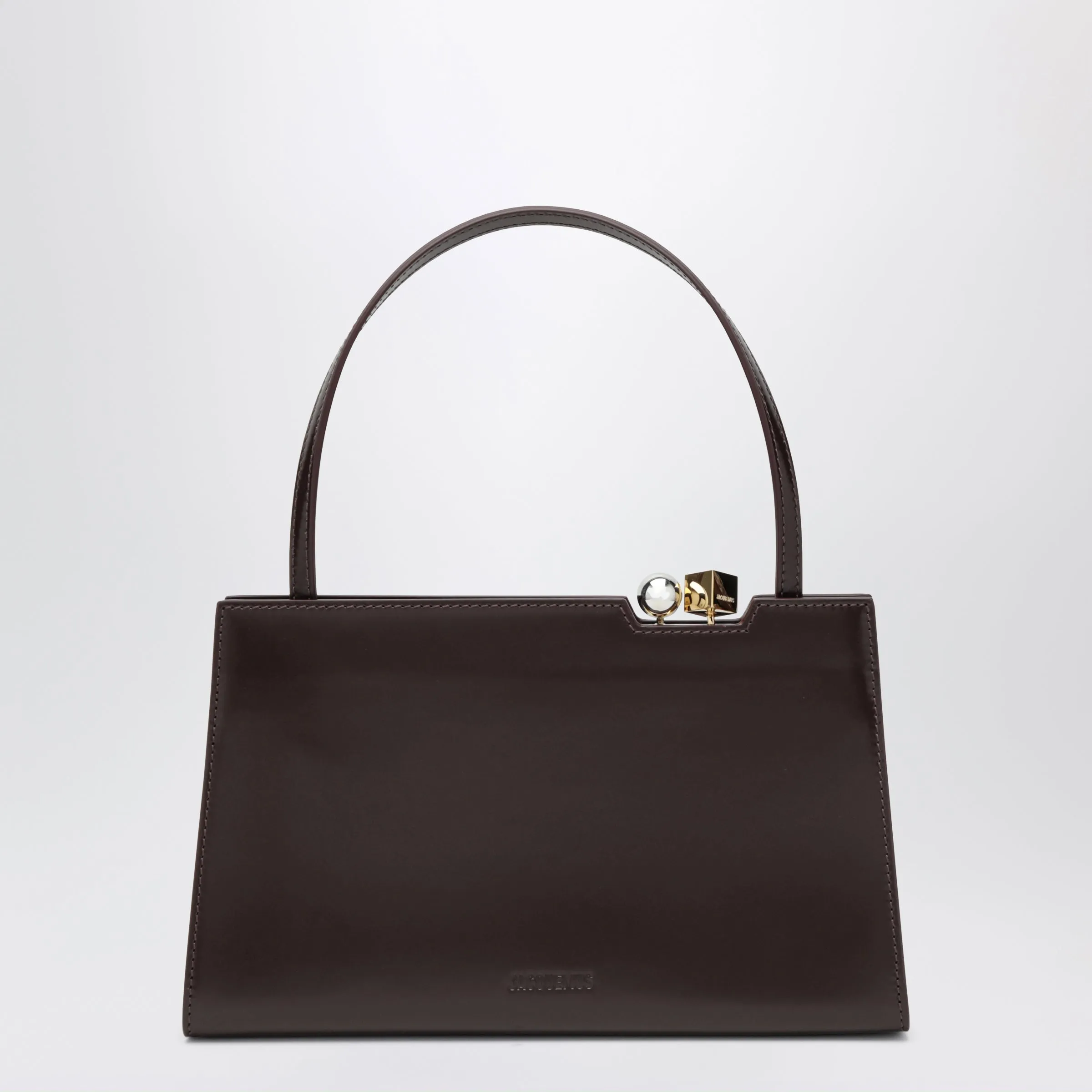 Salone Crossbody Bag In Dark Burgundy Leather sold by Wanan Luxury