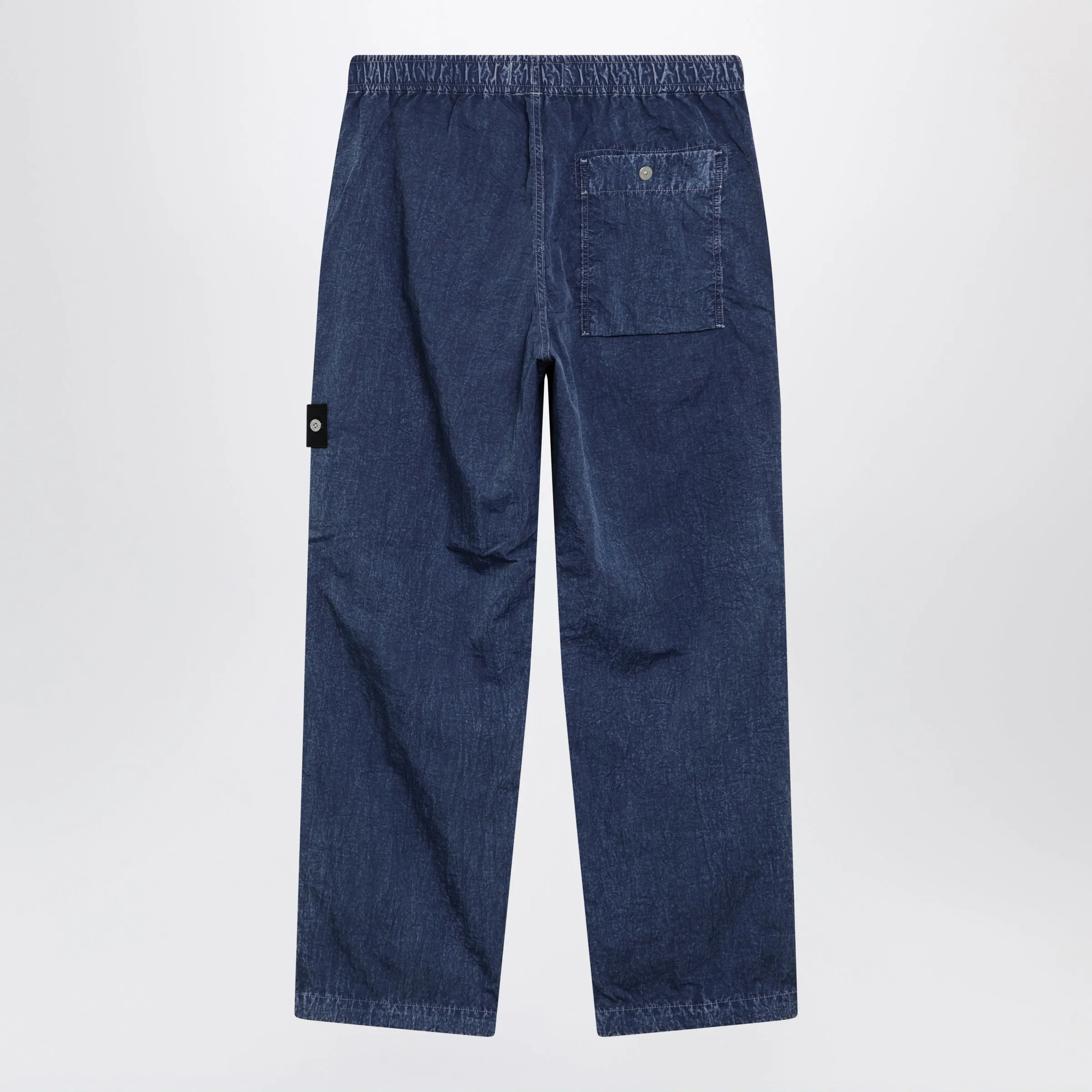 Loose-Fit Fatigue Pants In Compact Nylon In Blue sold by Wanan Luxury product image thumbnail 2
