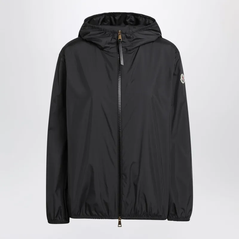 Fegeos Hooded Jacket Black made by Moncler