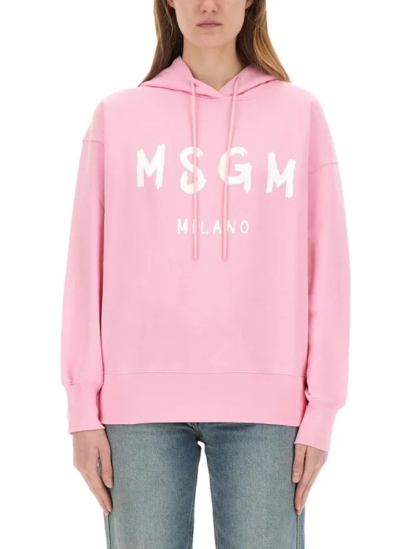 Sweatshirt With Logo made by MSGM
