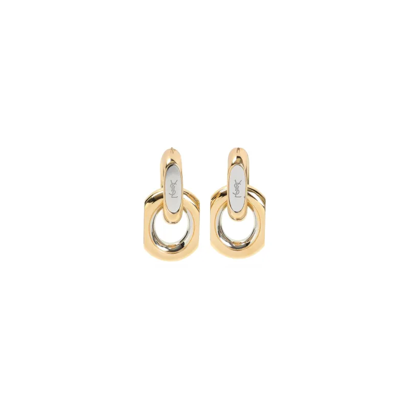 Earrings Metallic made by Yves Saint Laurent