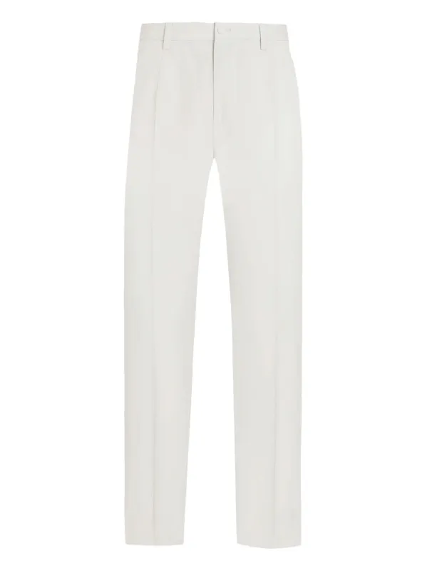 Wool Poplin Trousers made by Dolce & Gabanna