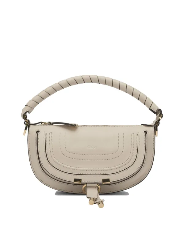 Marcie Shoulder Bags White made by Chloe