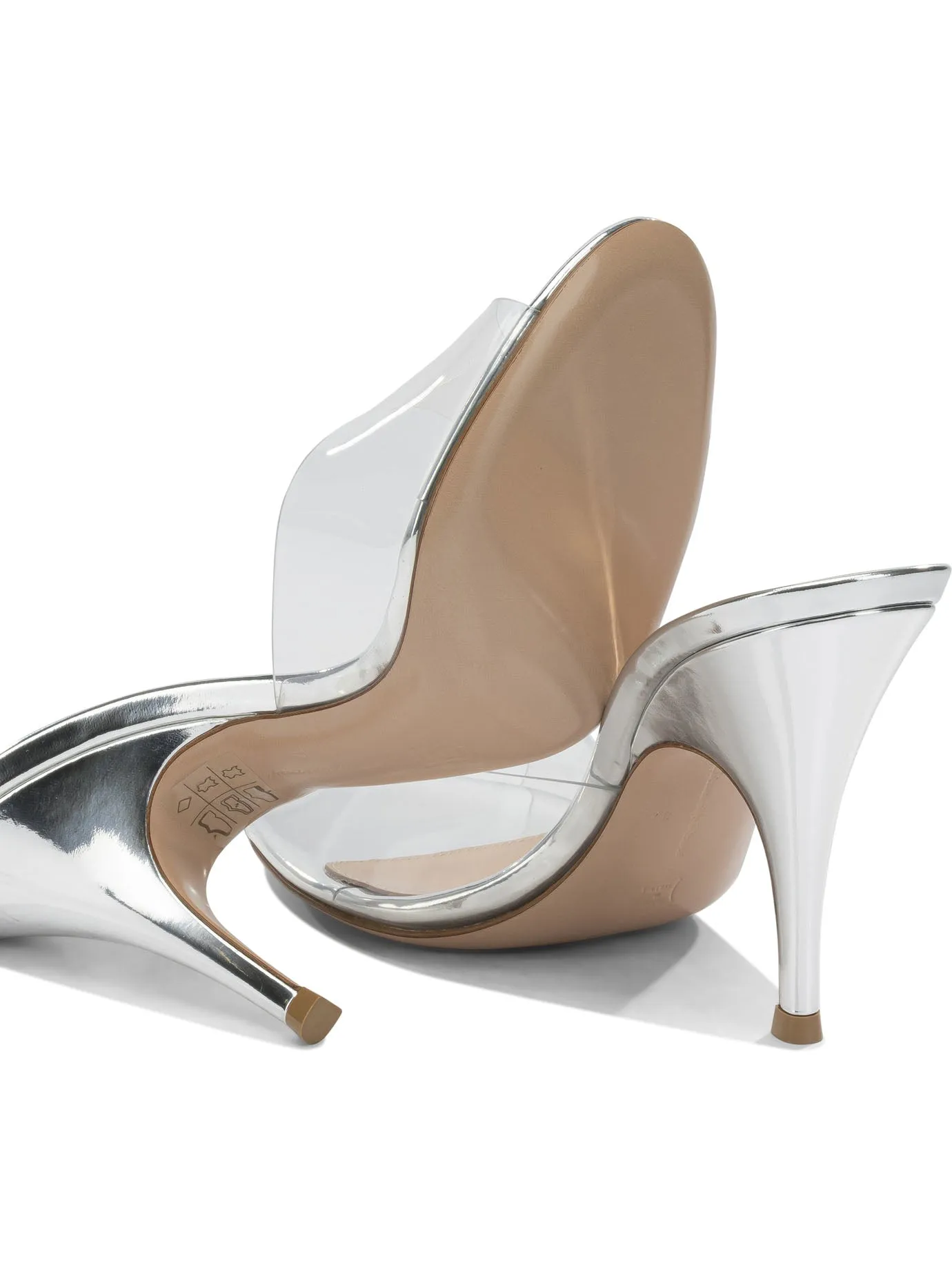 Sofia 95 Mm Heeled Shoes Silver sold by Wanan Luxury product image thumbnail 5