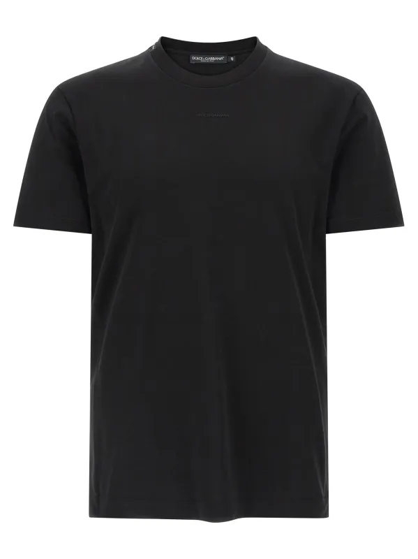 Mini Logo T-Shirt Black made by Dolce & Gabanna
