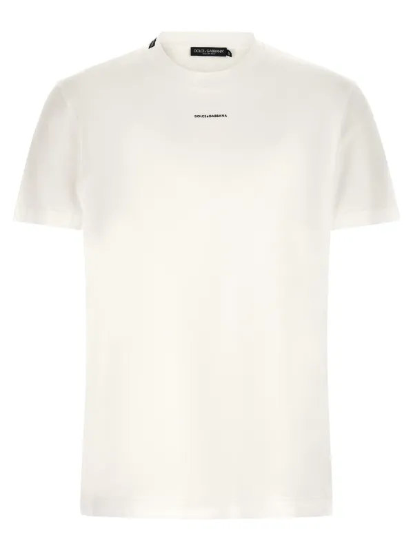 Mini Logo T-Shirt White made by Dolce & Gabanna