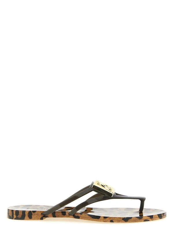 Beachwear Sandals Multicolor made by Dolce & Gabanna