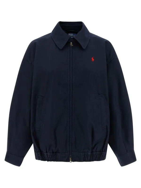 Double-Sided Cotton Jacket Puffer Jackets Blue made by Polo by Ralph Lauren