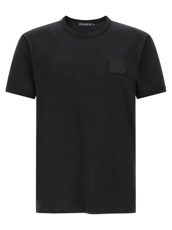 Dg T-Shirt Black made by Dolce & Gabanna