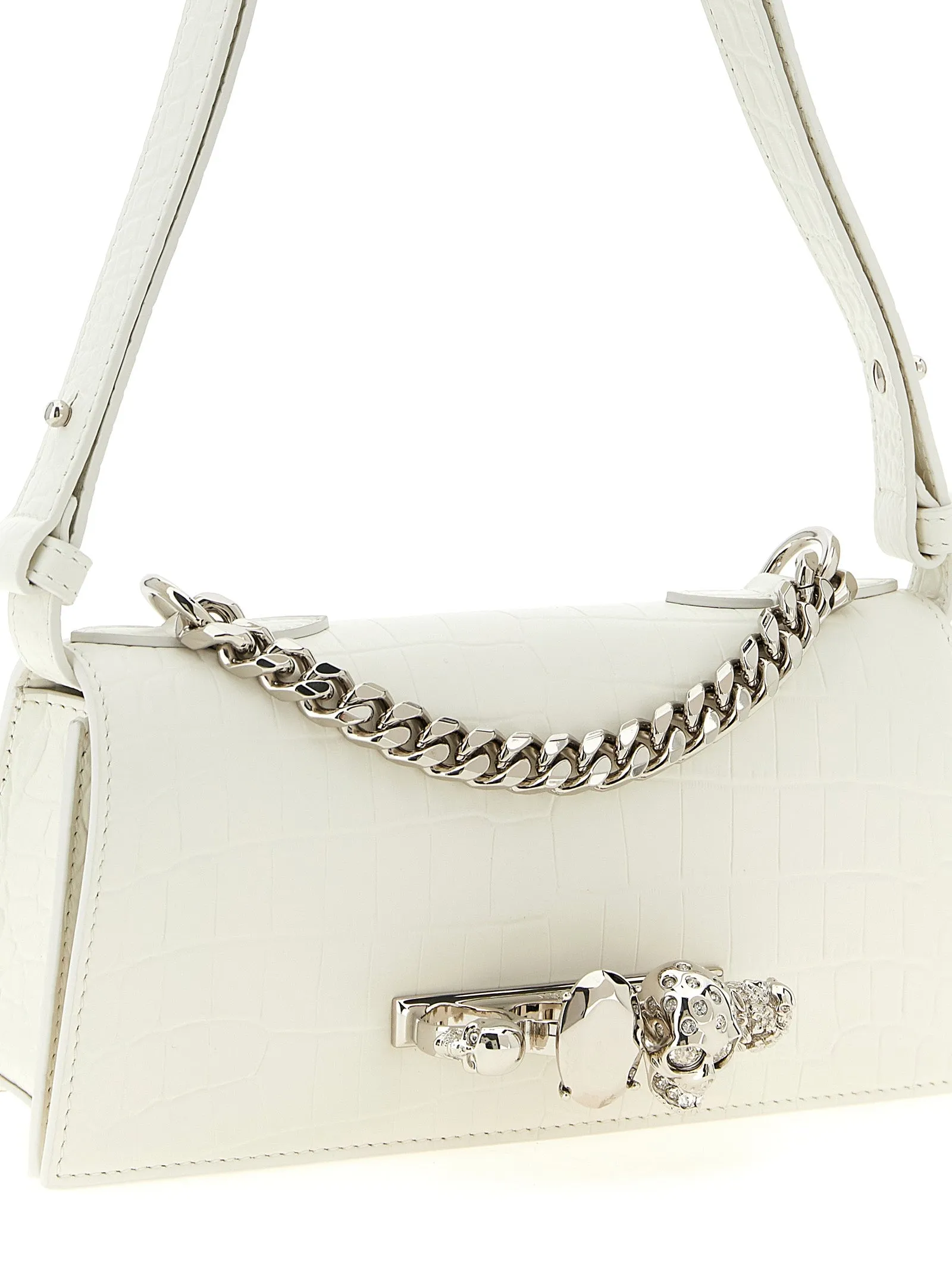 Jewelled Shoulder Bags White sold by Wanan Luxury product image thumbnail 3