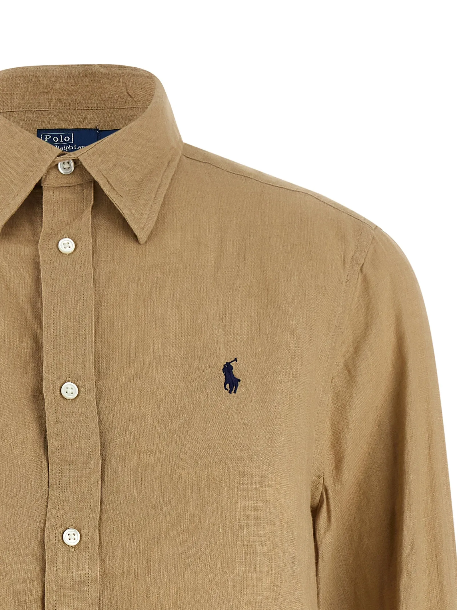 Linen Shirt Shirt And Blouse Beige sold by Wanan Luxury product image thumbnail 3