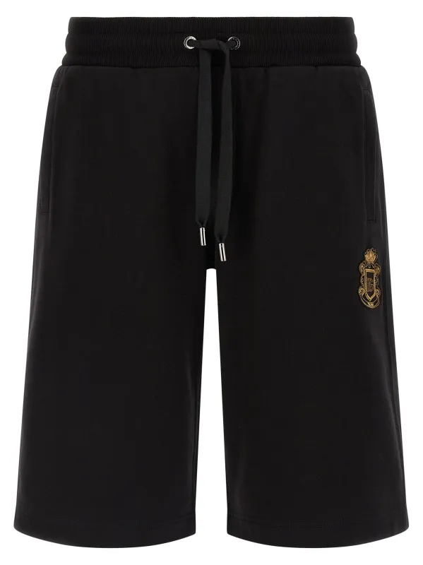 Coat Of Arms Bermuda Shorts Bermuda And Short Black sold by Wanan Luxury