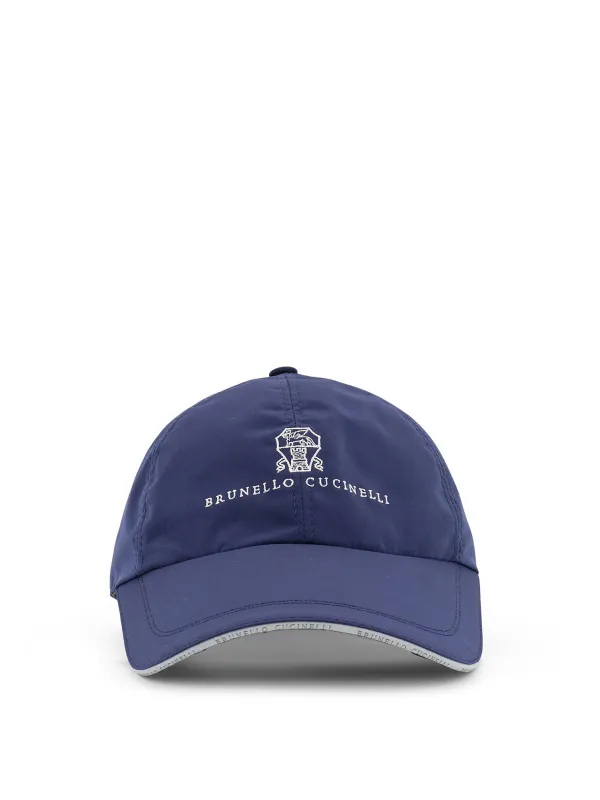 Baseball Hat With Logo made by Brunello Cucinelli
