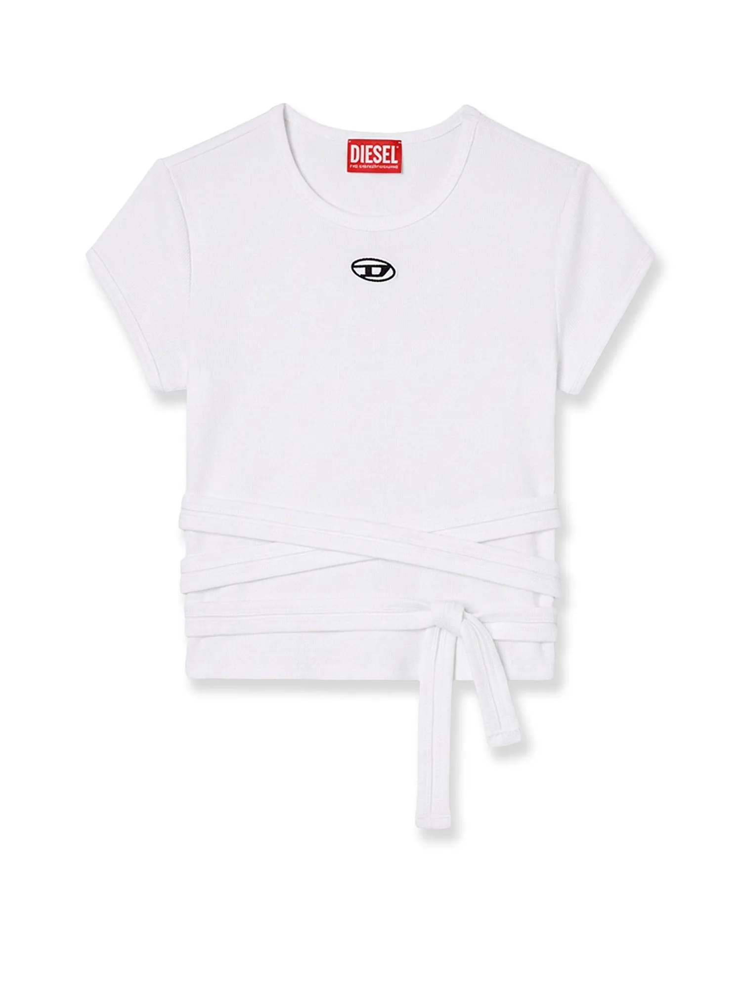 T-Bunny-Tail- S1 Cotton T-Shirt With Tie Bands sold by Wanan Luxury