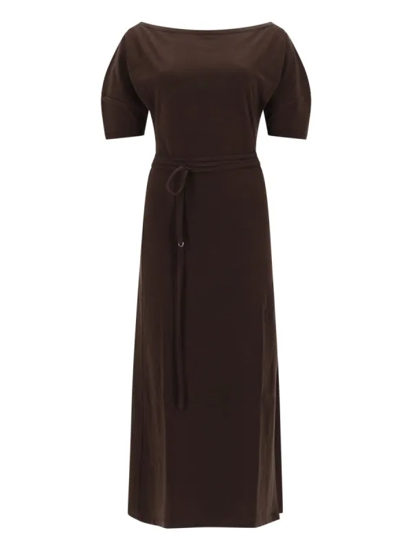 Cotton And Linen Midi Dress made by Lemaire