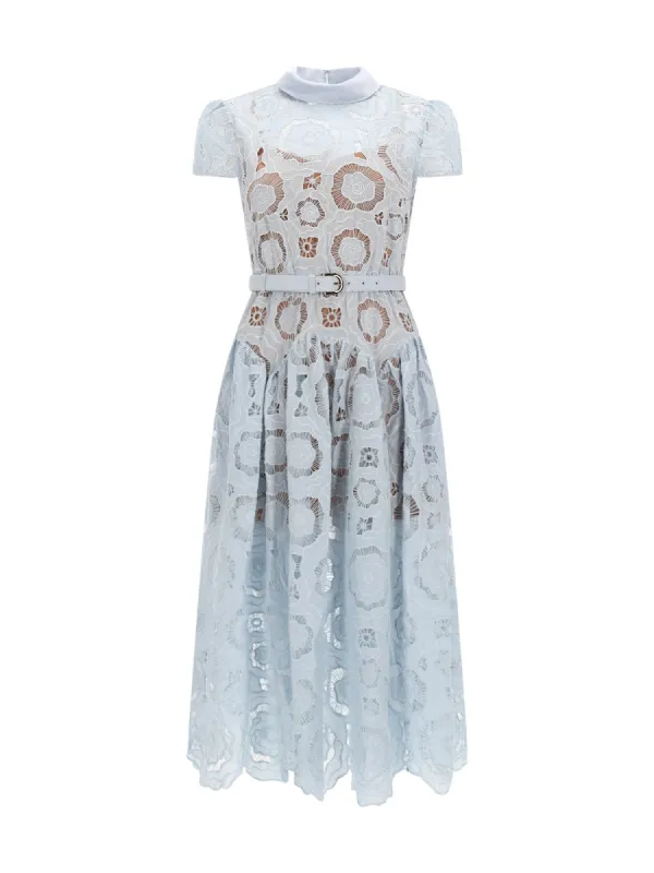 Lace Midi Dress made by Self-Portrait