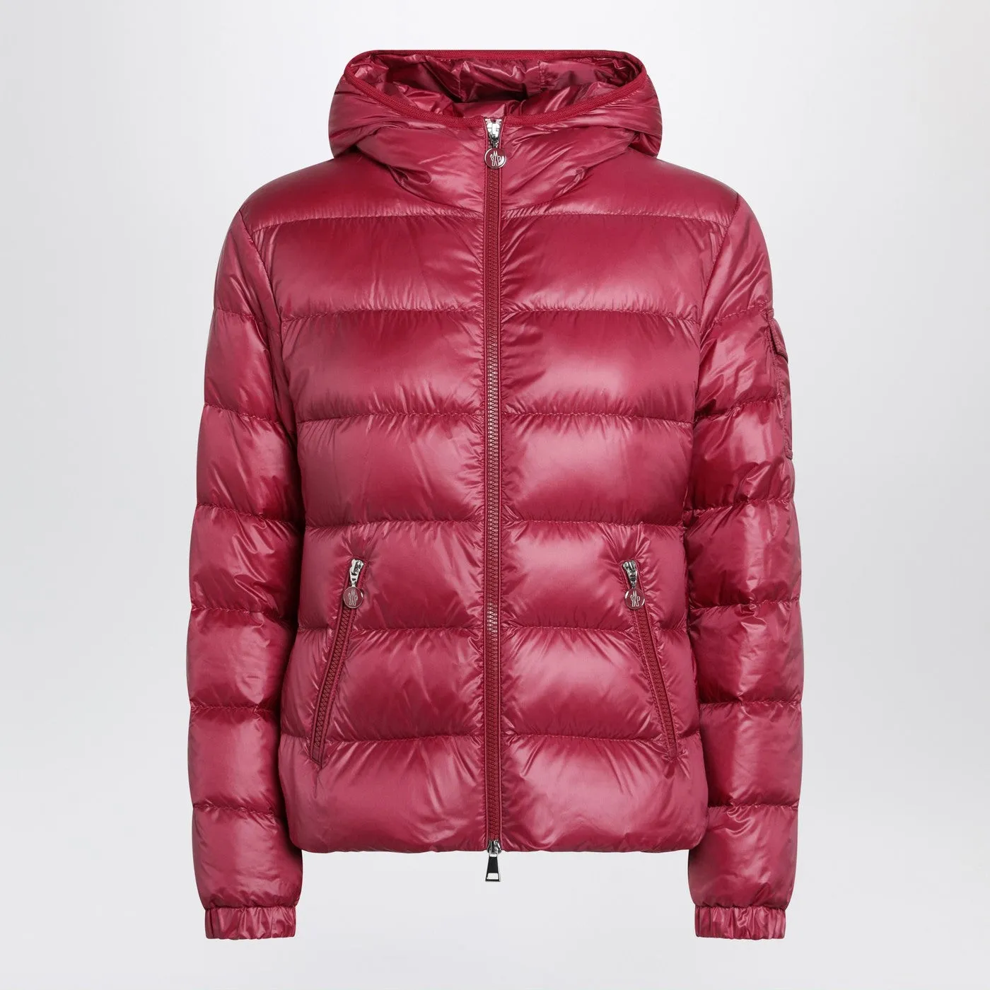 Glesse Short Padded Jacket With Hood In Red sold by Wanan Luxury