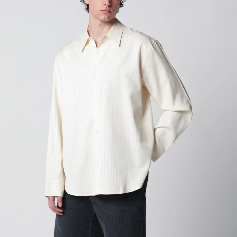 Striped Cotton-Blend Shirt made by Studio Nicholson