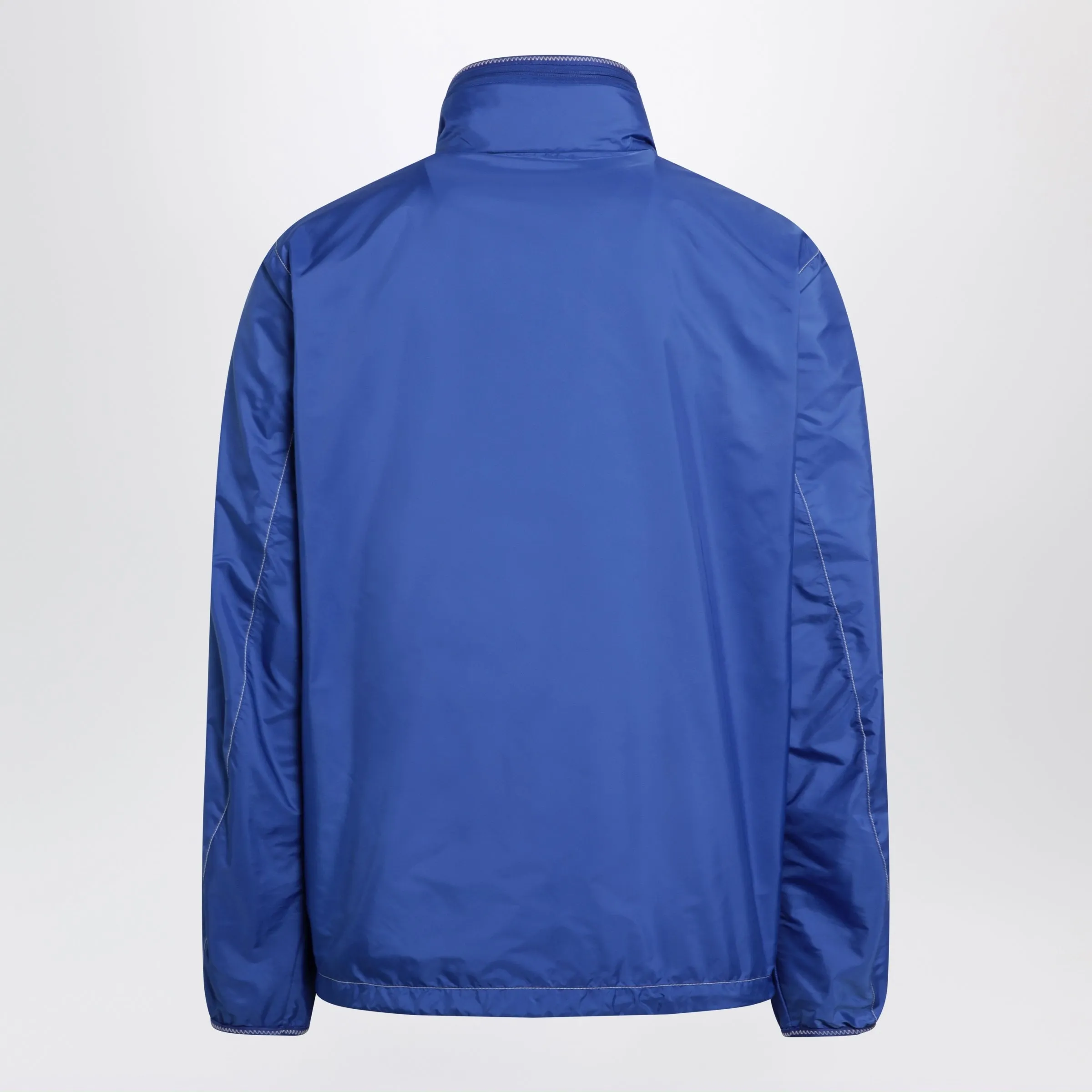 Arrakis Rainwear Jacket In Bright Blue With Removable Hood sold by Wanan Luxury product image thumbnail 2