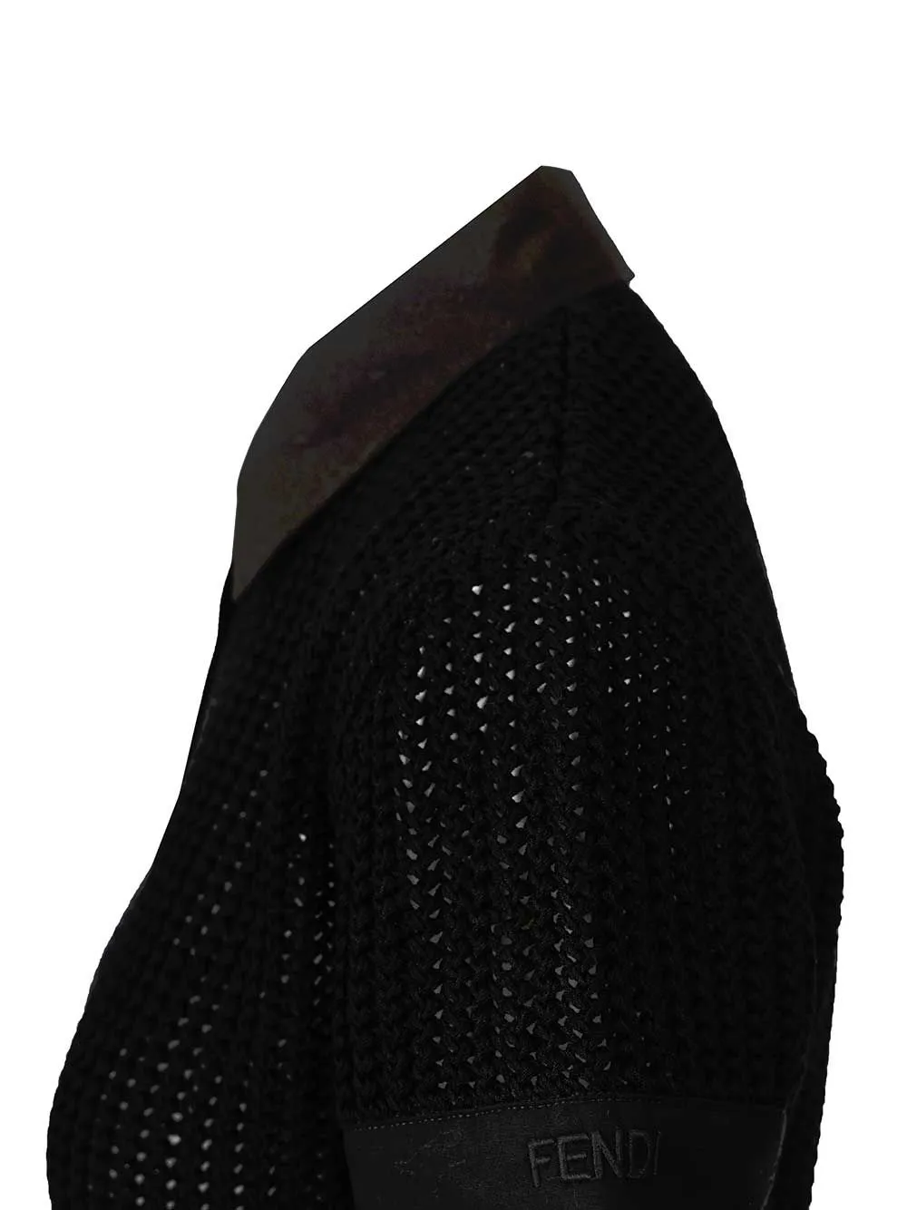 Mesh Shirt Polo Shirt Black sold by Wanan Luxury product image thumbnail 5