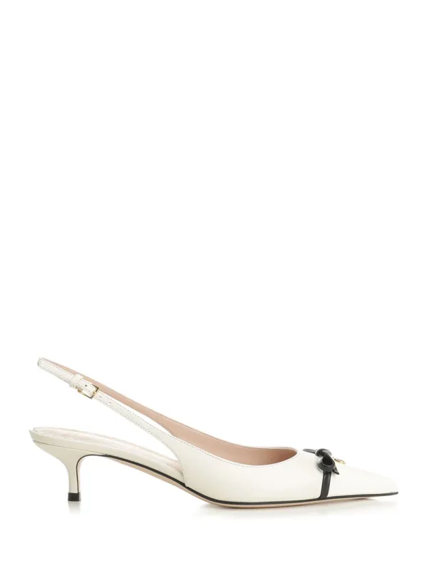 Bepointy Slingback Pumps White made by Valentino Garavani