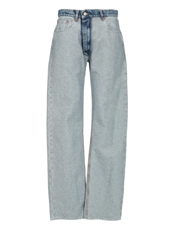 Straight Leg Denim Jeans Blue made by Maison Margiela