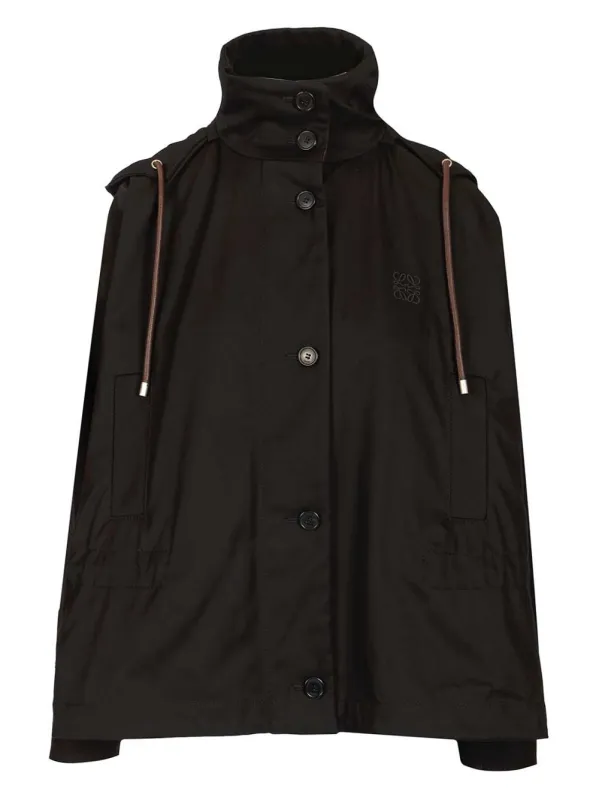 Hooded Jacket Jackets Black made by Loewe