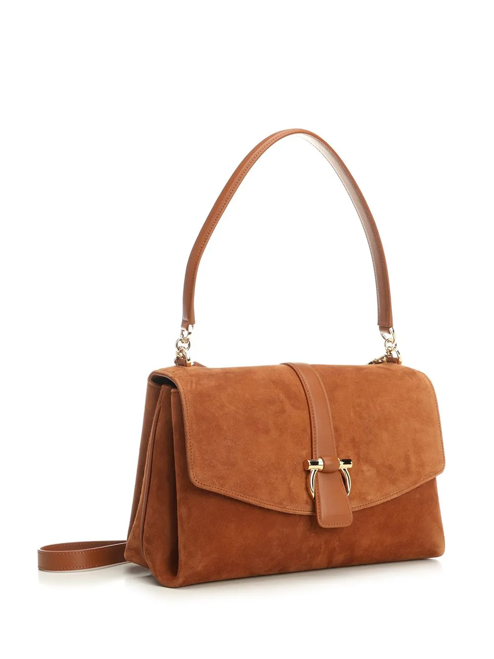 Shoulder Bag With Front Flap Handbags Brown sold by Wanan Luxury product image thumbnail 2
