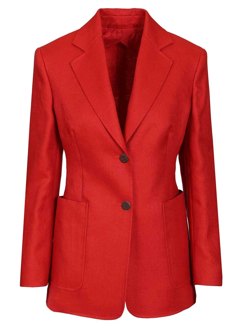 Linen Blazer Jackets Red sold by Wanan Luxury