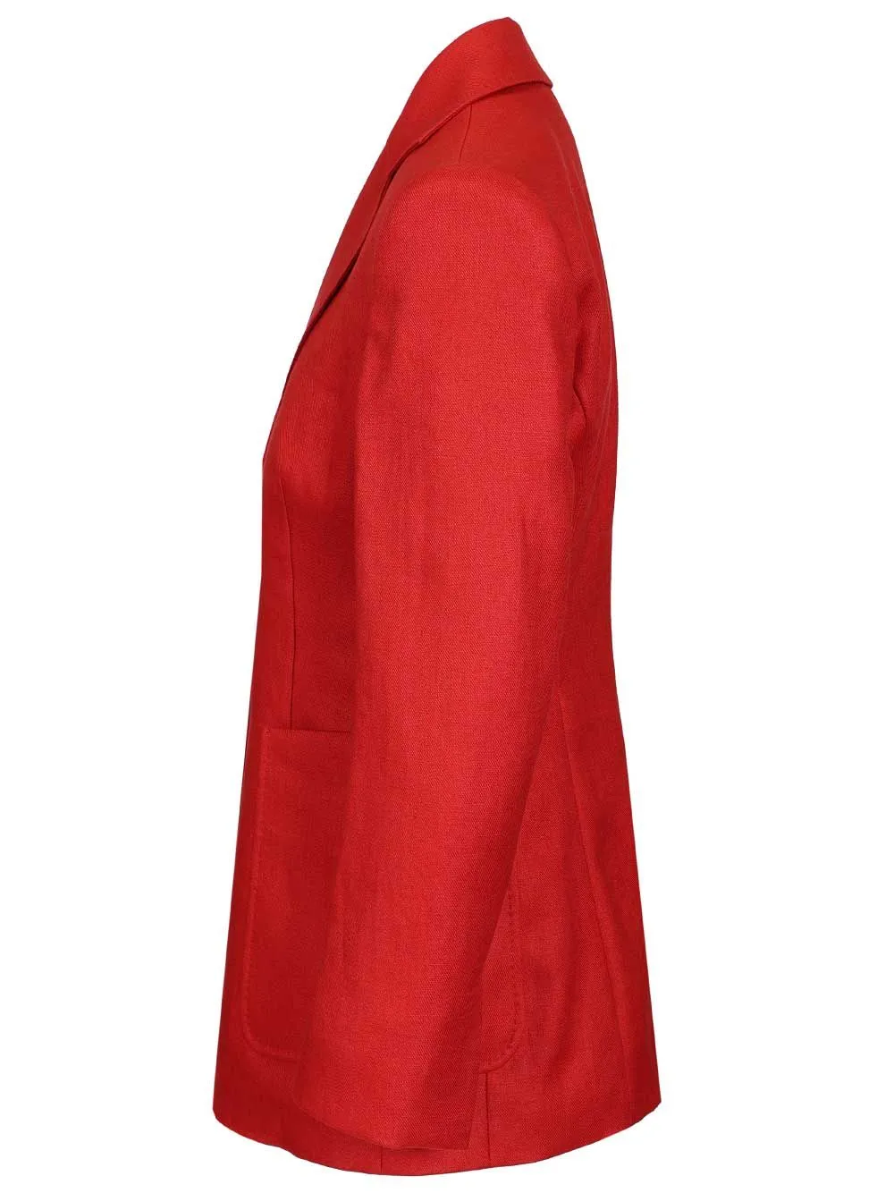 Linen Blazer Jackets Red sold by Wanan Luxury product image thumbnail 3