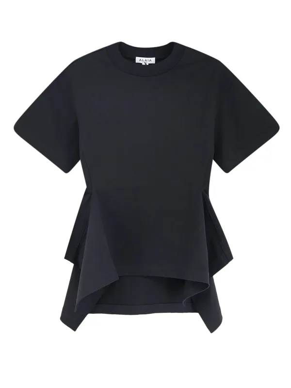 Paneled Cotton T-Shirt made by Alaia