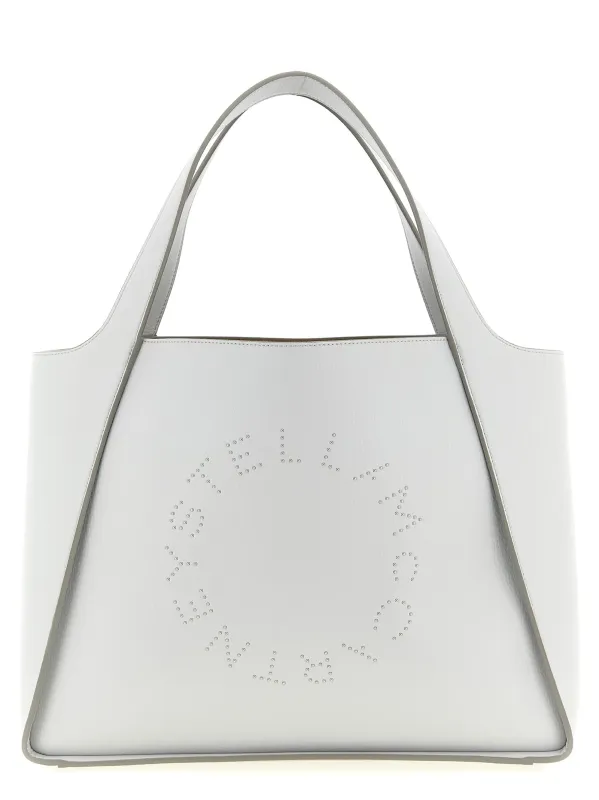 Logo Tote Tote Bag Gray sold by Wanan Luxury