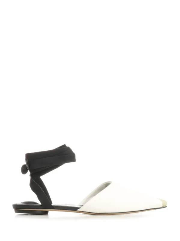 Canvas Espadrille Mules Scarpe Basse White made by Jacquemus