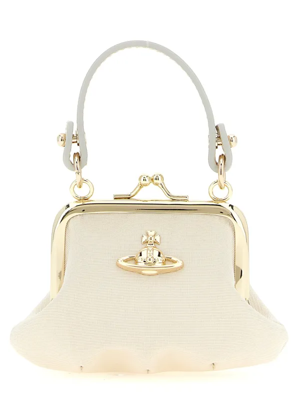 Mini Granny Hand Bags Beige made by Vivienne Westwood