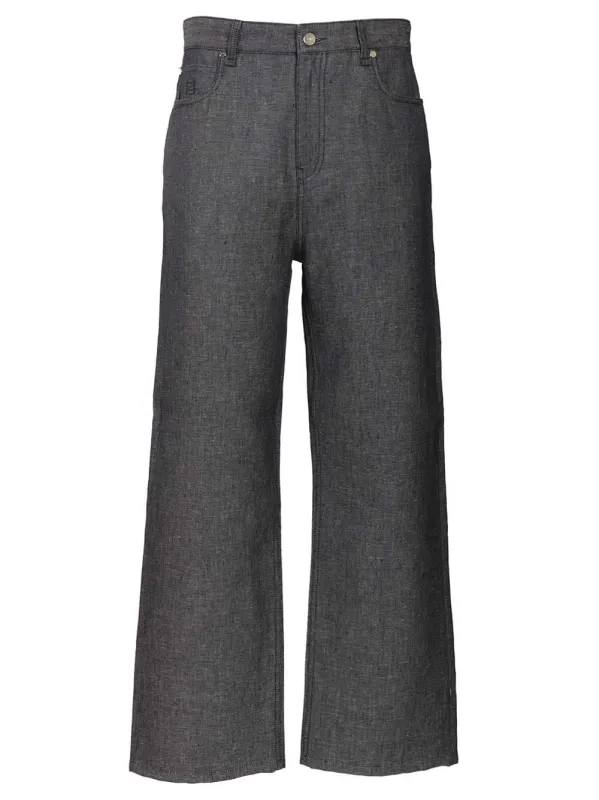 5-Pocket Jeans Blue made by Fendi