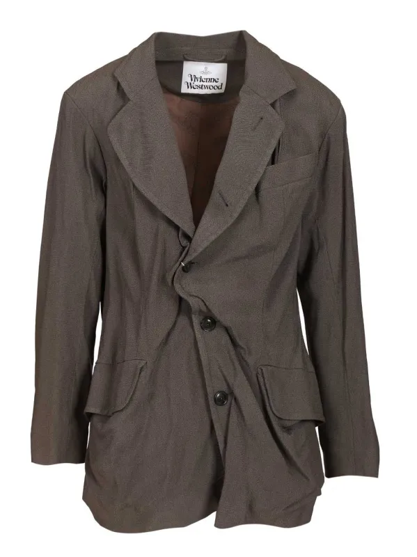 Straight Inferno Jacket Jackets Grey made by Vivienne Westwood