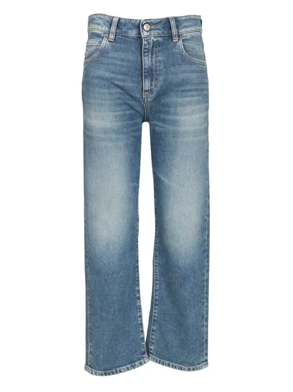 Crop Jean Mimi Jeans Blue sold by Wanan Luxury