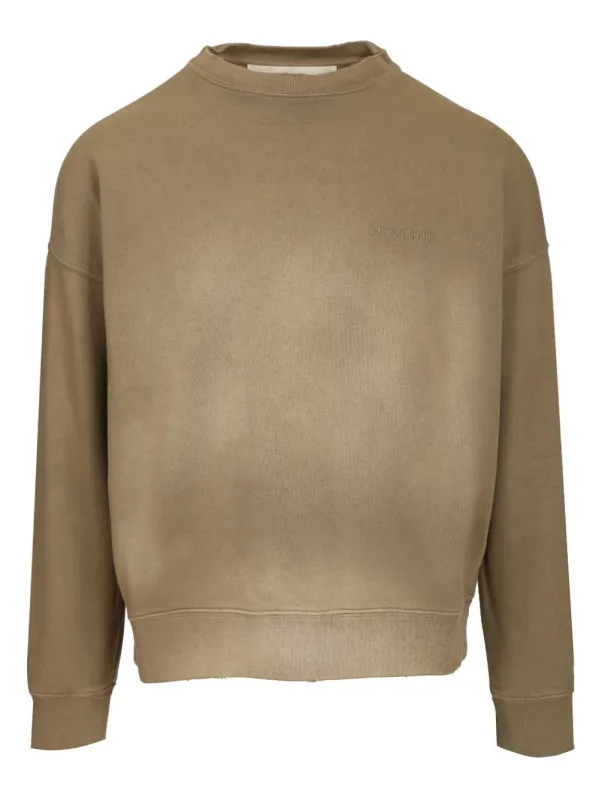Cotton Sweatshirt Sweatshirts Brown made by Golden Goose