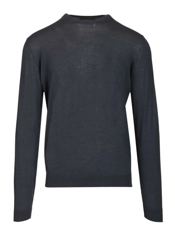 180s Wool Sweater Knitwear Light Blue made by Filippo de Laurentiis