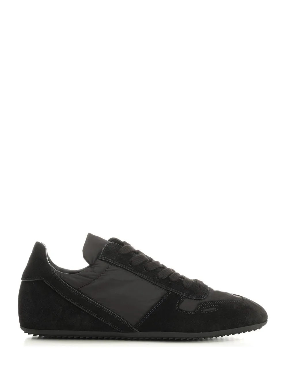 Minimal With Suede Sneakers Black sold by Wanan Luxury