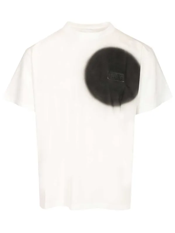 Spray Print T-Shirt White made by Maison Margiela