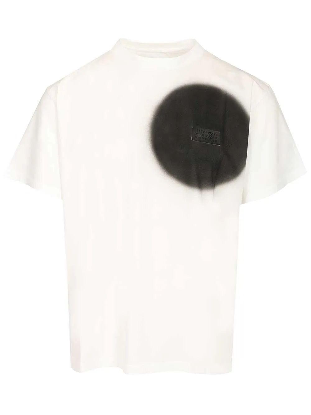 Spray Print T-Shirt White sold by Wanan Luxury